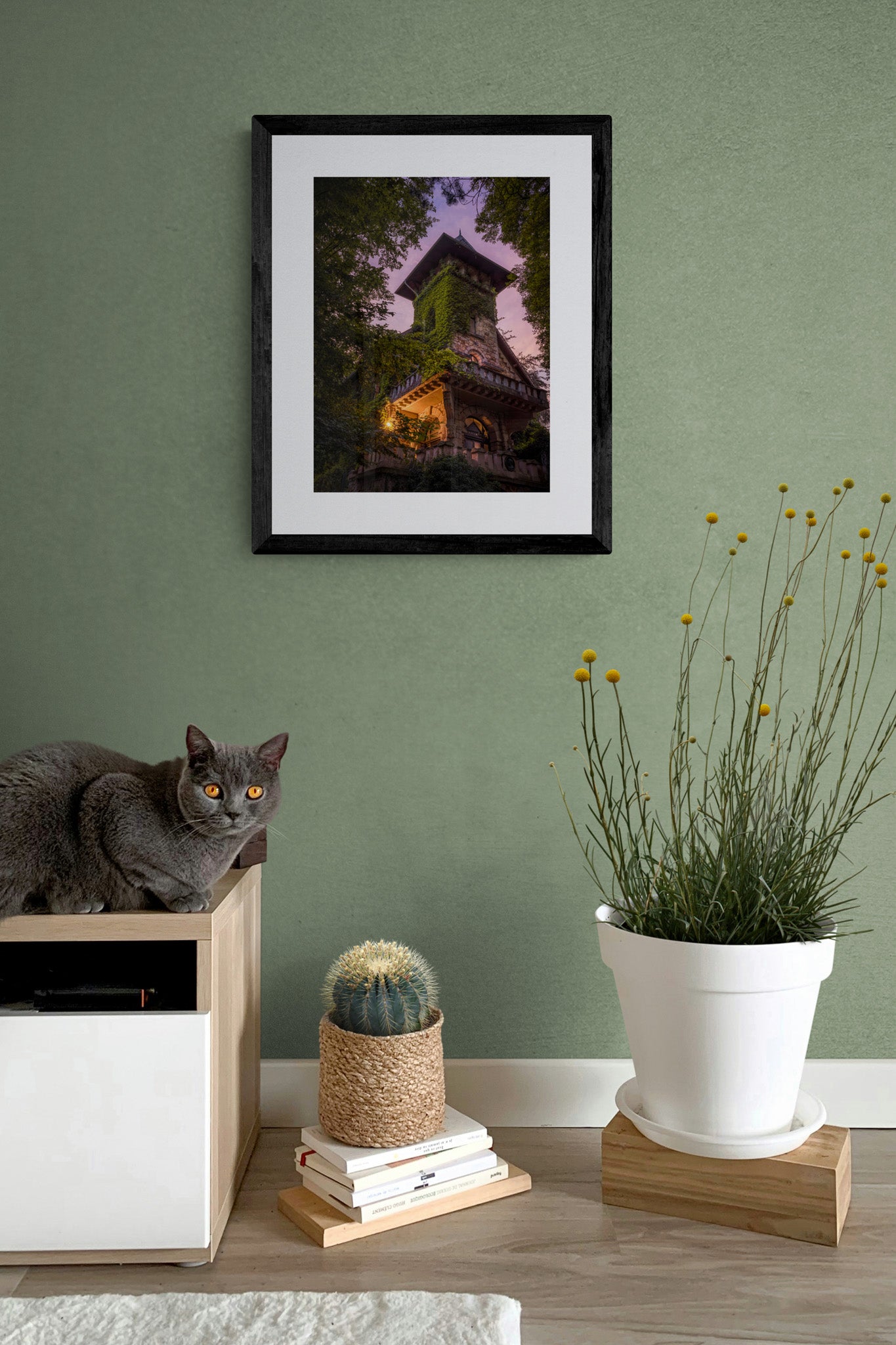 Image Title: Where a Monkey used to live Photographer: Marcus Danz Location: Münster, Germany Image description: Somewhat hidden away in Münster lies the romantic Tuckesburg, built in 1892 by Hermann Landois next to the zoological gardens he founded 20 years earlier. High quality Fine Art print up to 36 inch / around 90 centimeters on Hahnemühle paper available. Small variant in living room.