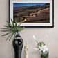 Image Title: Glowing Cypress Road Photographer: Marcus Danz Location: Monticchiello, Italy Image description: Car lights trace the winding course of one of the most beautiful cypress roads in Tuscany, Italy. High quality Fine Art print up to 36 inch / around 90 centimeters on Hahnemühle paper available. Medium variant over sideboard.