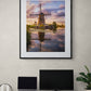 Image Title: Golden Irony Photographer: Marcus Danz Location: Kinderdijk, Netherlands Image description: The iconic windmills in Kinderdijk (Netherlands) present themselves in the warm light of the sunset. High quality Fine Art print up to 36 inch / around 90 centimeters on Hahnemühle paper available. Large variant over computer desk.