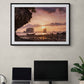 Image Title: Low Tide at Sunset Photographer: Marcus Danz Location: Ko Phak Bia, Thailand  Image description: A wonderful view of Thailand's breathtaking coastal landscape and a longtail boat at sunset. High quality Fine Art print up to 36 inch / around 90 centimeters on Hahnemühle paper available. Large variant over computer desk.