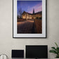 Image Title: Light the Castle Photographer: Marcus Danz Location: Lüdinghausen, Germany Image description: Lüdinghausen Castle is beautifully illuminated on this mild spring evening. High quality Fine Art print up to 36 inch / around 90 centimeters on Hahnemühle paper available. Large variant over computer desk.