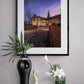 Image Title: Light the Castle Photographer: Marcus Danz Location: Lüdinghausen, Germany Image description: Lüdinghausen Castle is beautifully illuminated on this mild spring evening. High quality Fine Art print up to 36 inch / around 90 centimeters on Hahnemühle paper available. Medium variant over sideboard.