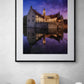 Image Title: Time flies by Photographer: Marcus Danz Location: Lüdinghausen, Germany Image description: Vischering Castle, my home town‘s medieval jewel, shines in all its beauty on this perfect summer evening shortly after sunset. High quality Fine Art print up to 36 inch / around 90 centimeters on Hahnemühle paper available. Large variant over kitchen table.
