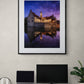 Image Title: Time flies by Photographer: Marcus Danz Location: Lüdinghausen, Germany Image description: Vischering Castle, my home town‘s medieval jewel, shines in all its beauty on this perfect summer evening shortly after sunset. High quality Fine Art print up to 36 inch / around 90 centimeters on Hahnemühle paper available. Large variant over computer desk.