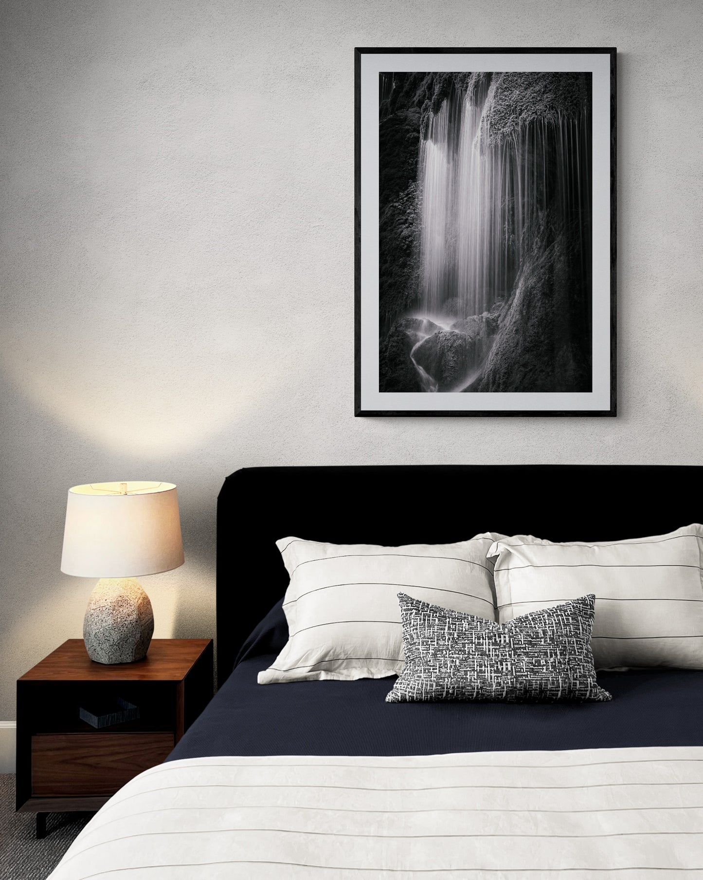 Image Title: Veil of Water Photographer: Marcus Danz Location: Wildsteig, Germany Image description: Fanned out by the moss growth, this waterfall (Schleierfälle) conjures up a gentle veil that seems to be made of precious silk threads. High quality Fine Art print up to 36 inch / around 90 centimeters on Hahnemühle paper available. Large variant in bedroom.
