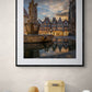 Image Title: Well, it's Münster!  Photographer: Marcus Danz Location: Münster, Germany Image description: Münster's ”Prinzipalmarkt“ is reflected in the water of a fountain during sunset. High quality Fine Art print up to 36 inch / around 90 centimeters on Hahnemühle paper available. Large variant over kitchen table.